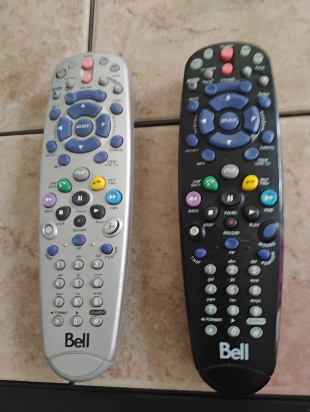 Bell TV Remotes (2)