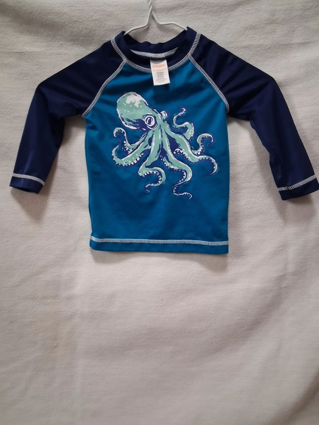 Gymboree Boys Octopus Rash Guard 12-18 Months
