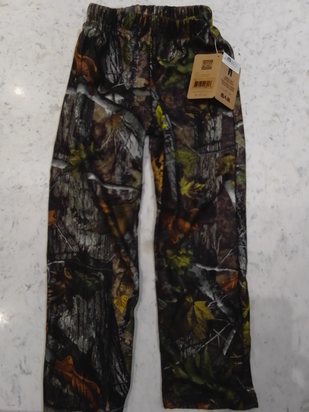SAIL Kids Camo Fleece Pants Size YL