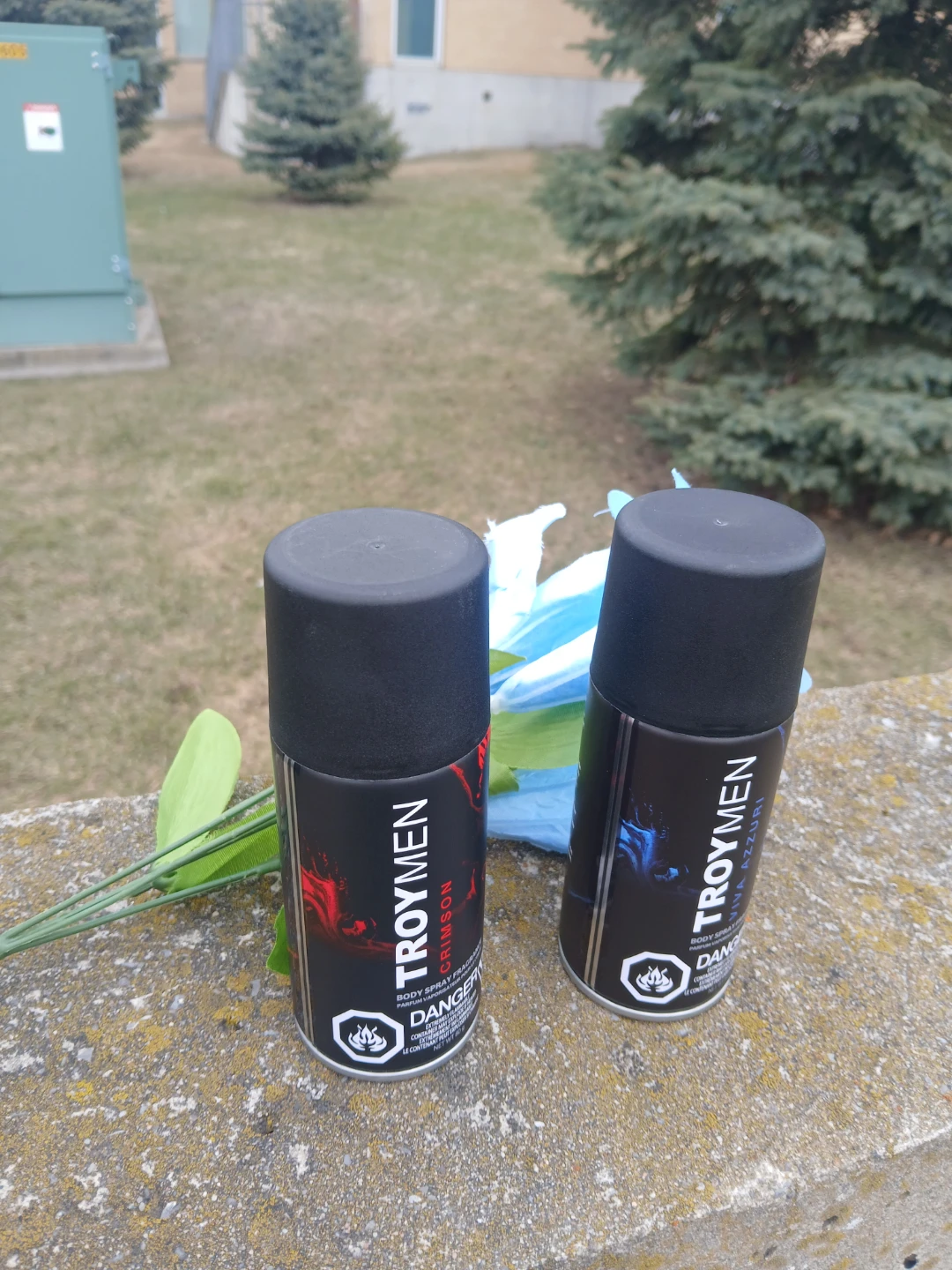 Troy Men Crimson & Viva Azzurri Body Spray Duo - photo 2