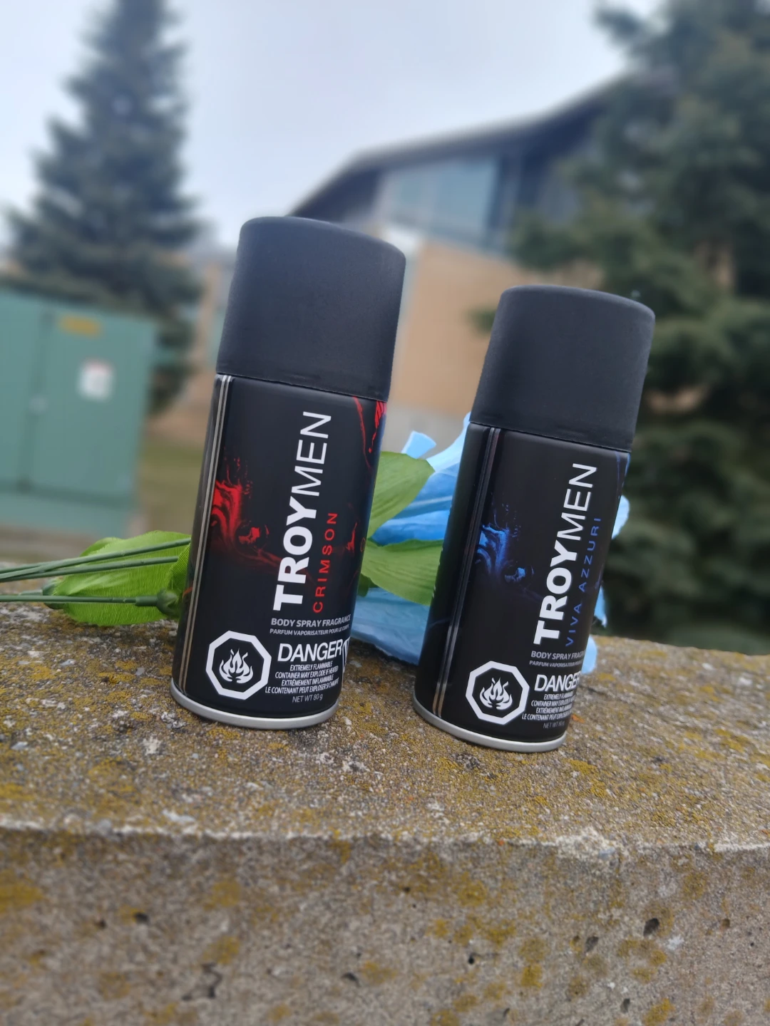 Troy Men Crimson & Viva Azzurri Body Spray Duo - photo 3