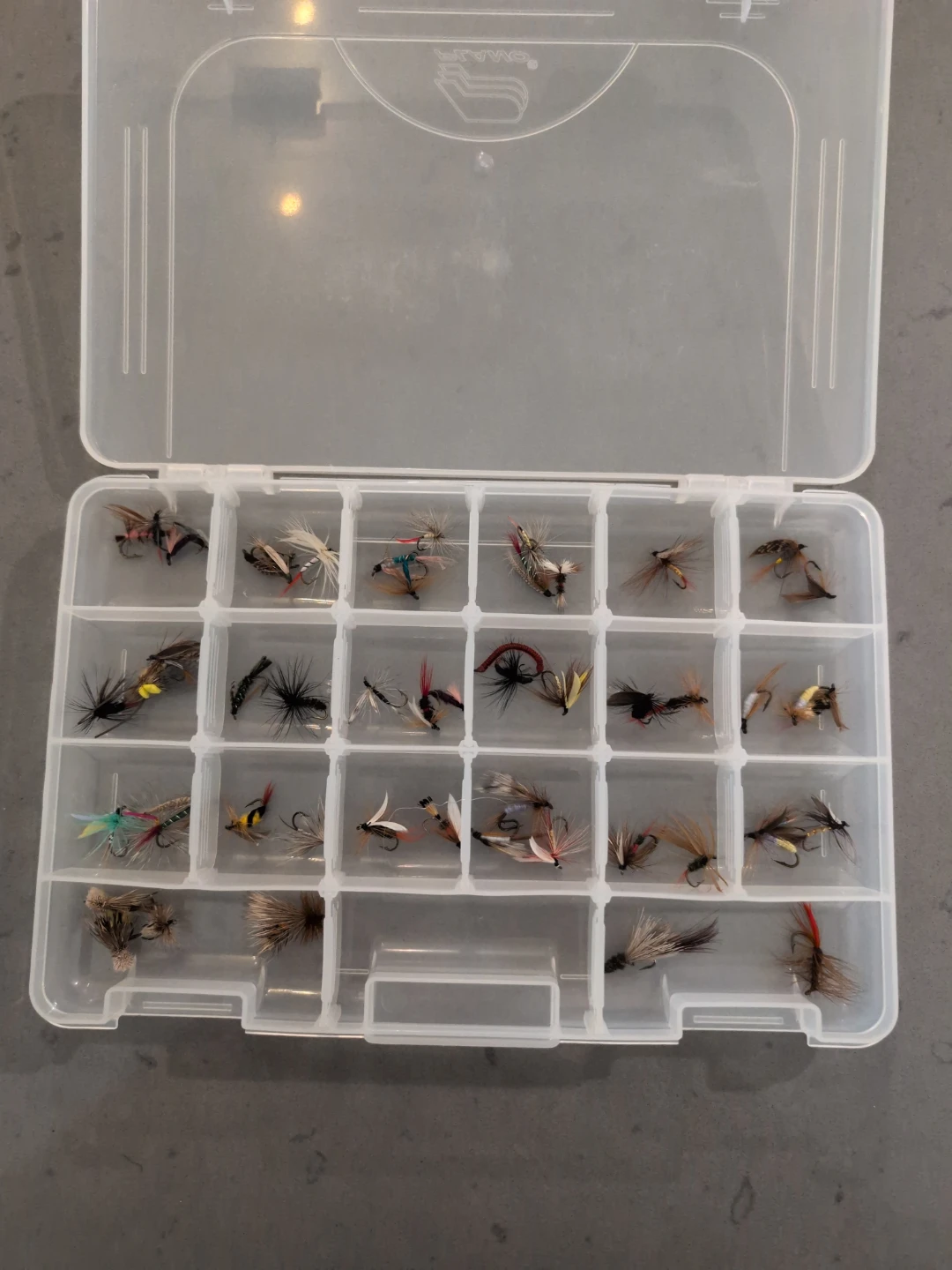 Fishing Fly Assortment in Tackle Box - photo 2