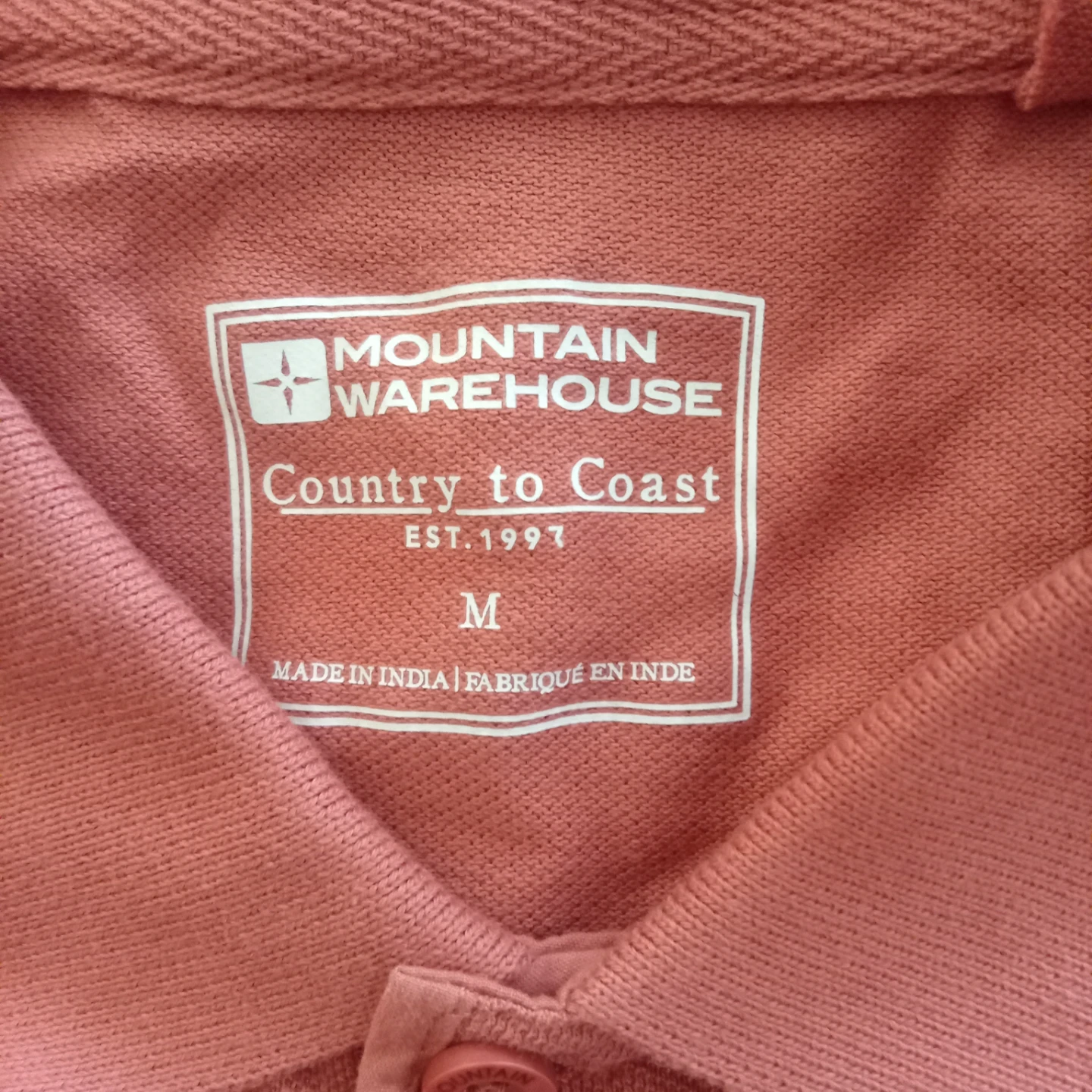 Mountain Warehouse "Country to Coast" Polo Shirt - Size M - photo 2
