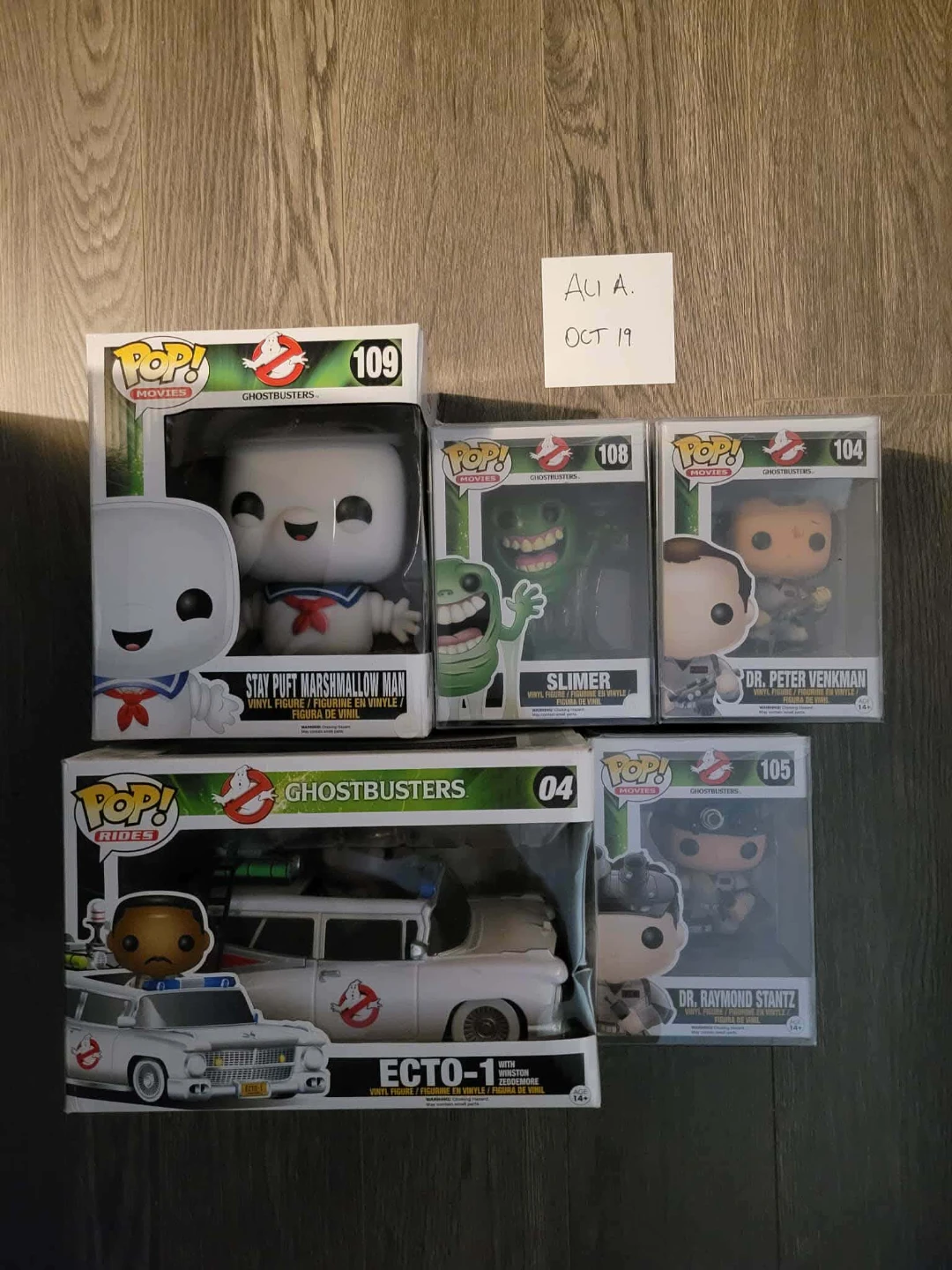 Funko Pop! Ghostbusters Collection with Ecto-1