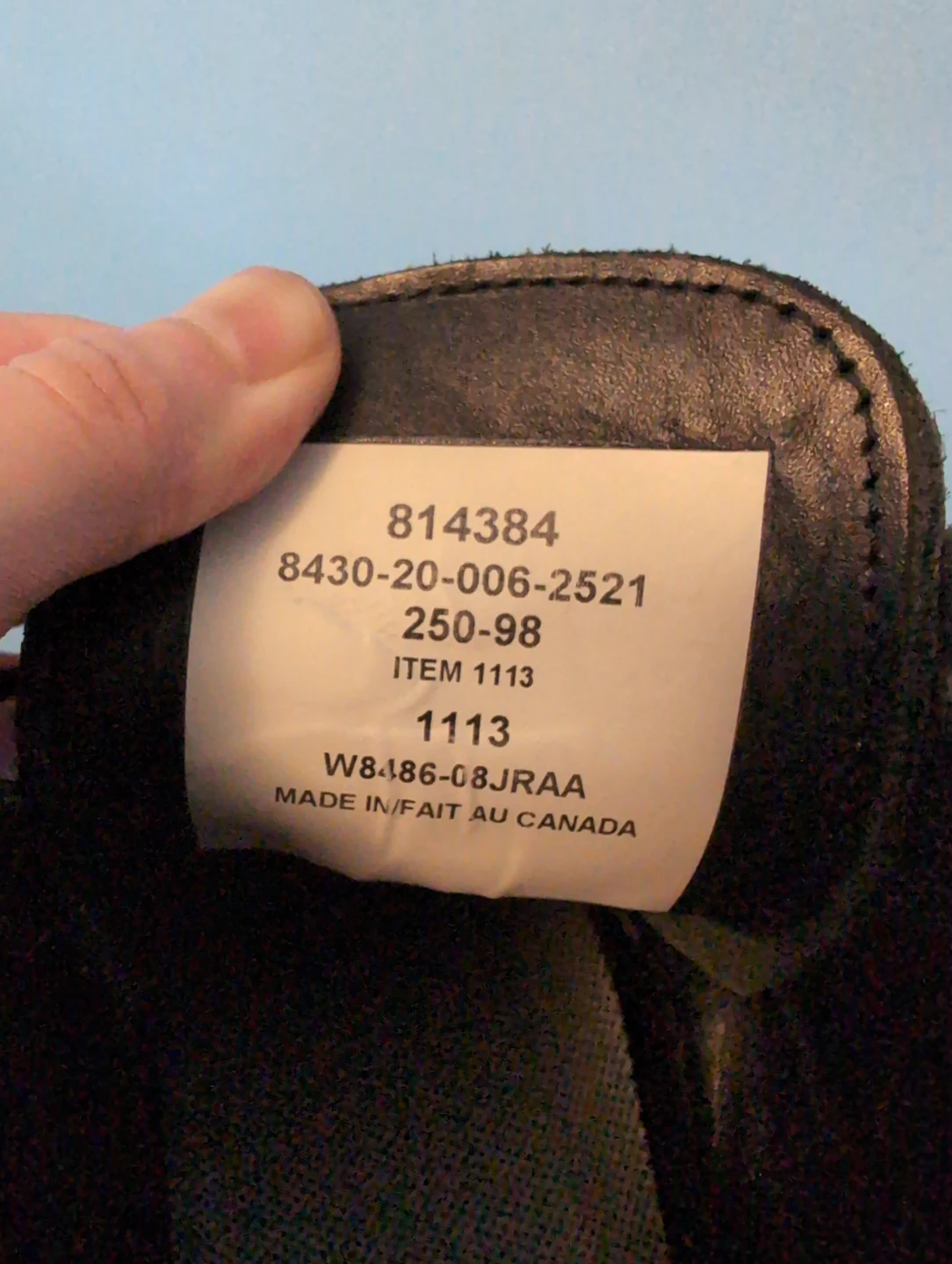 Black Leather Work Boots Made in Canada - photo 4