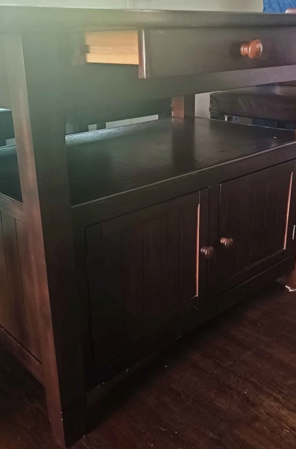 Extendable Drop Leaf Dining Table with Chairs - photo 2