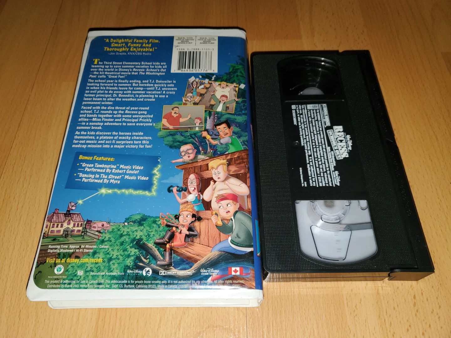 Recess: School's Out VHS Movie - photo 2