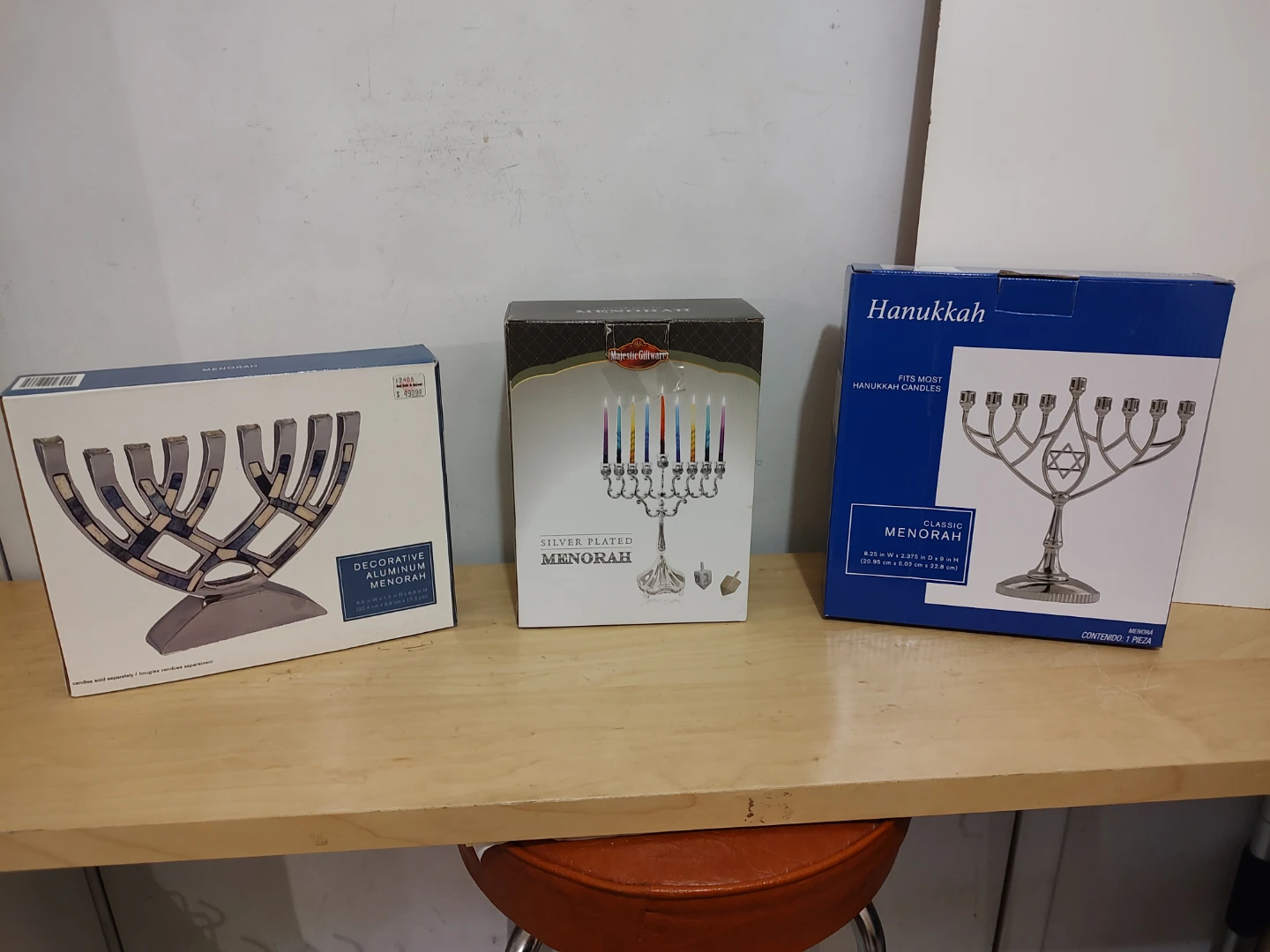 Brand New Chanukah Menorahs and Seder plate, downtown Toronto - photo 2