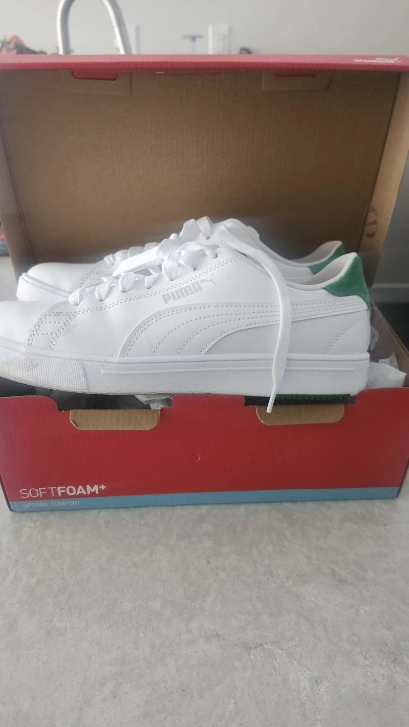 Puma Serve Pro Lite Women's Shoes White/Green Size 9