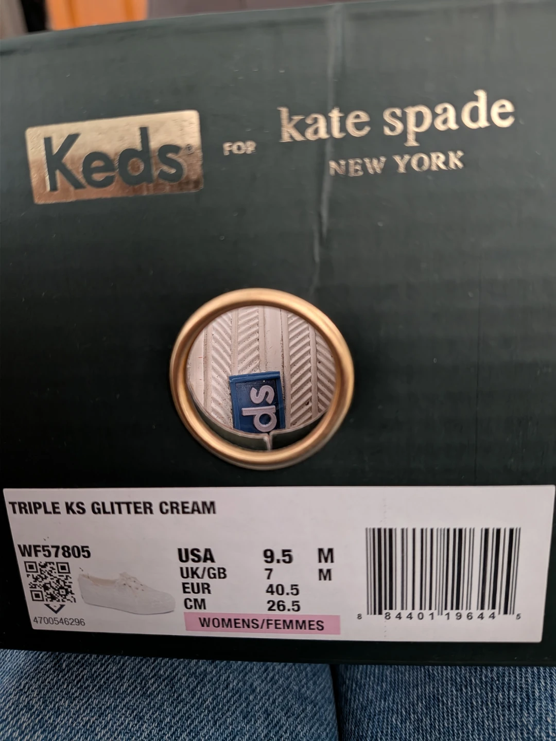 Kate Spade for Keds Triple KS Glitter Cream Sneakers - photo 4