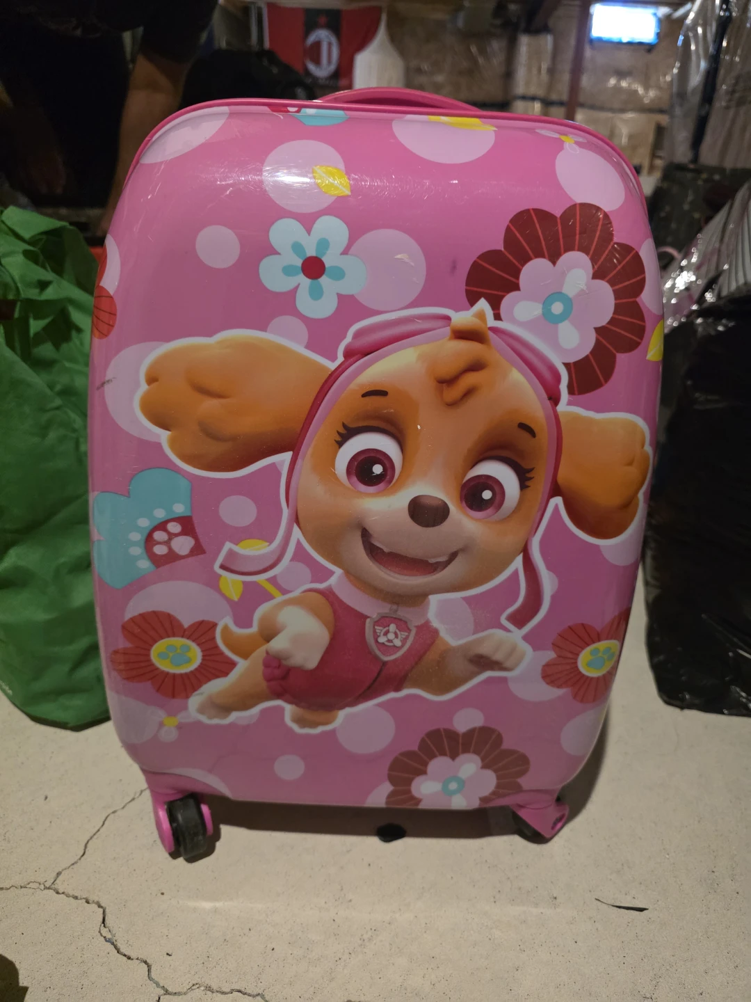 Kids Paw Patrol Skye Rolling Luggage Suitcase