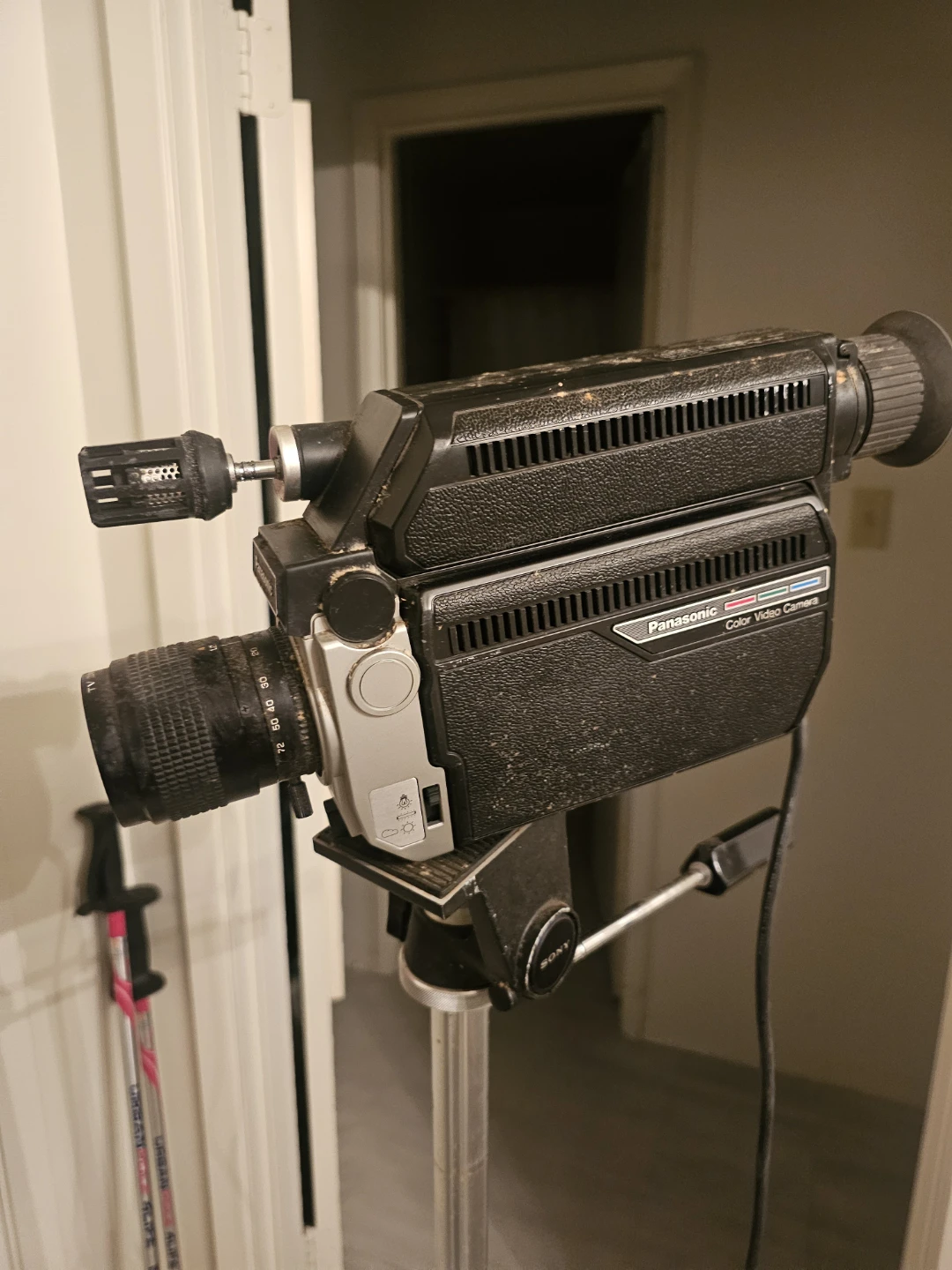 Vintage panasonic pk700a video camera + accessories - photo 2