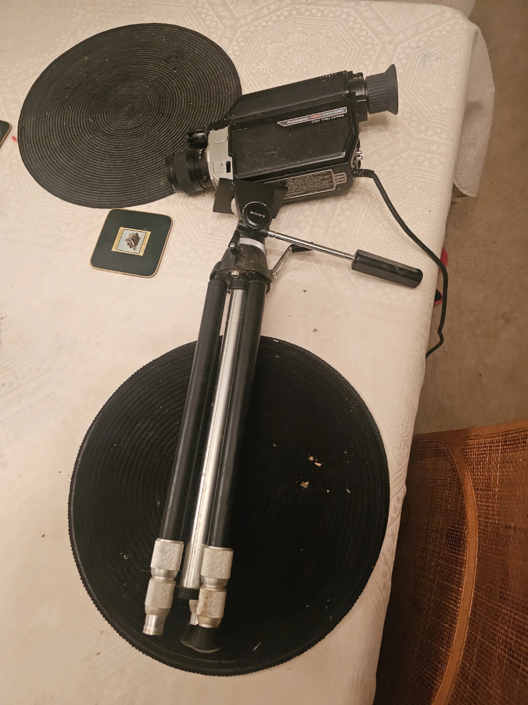 Vintage panasonic pk700a video camera + accessories - photo 3