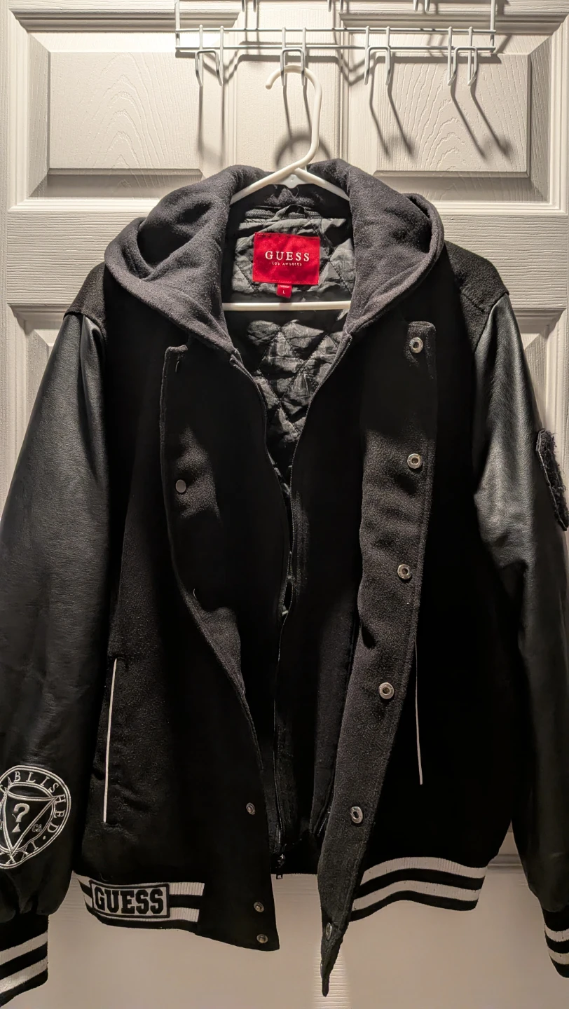 Guess Varsity Jacket with Hood - Size L - photo 2