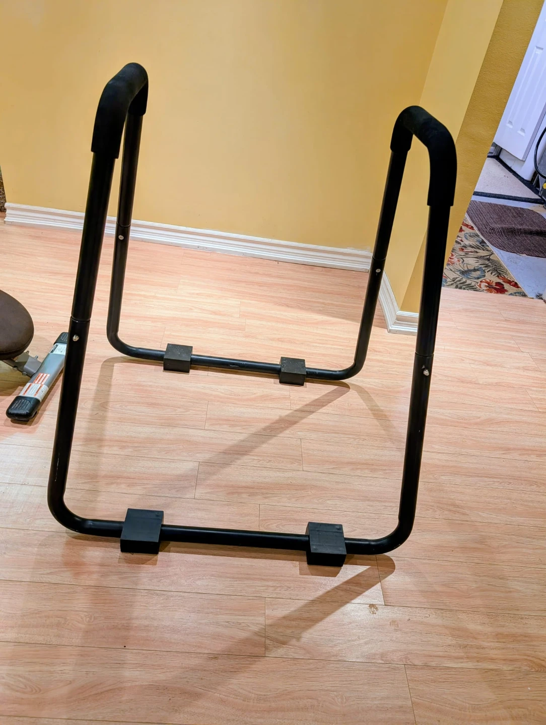Black Steel Dip Station Handles