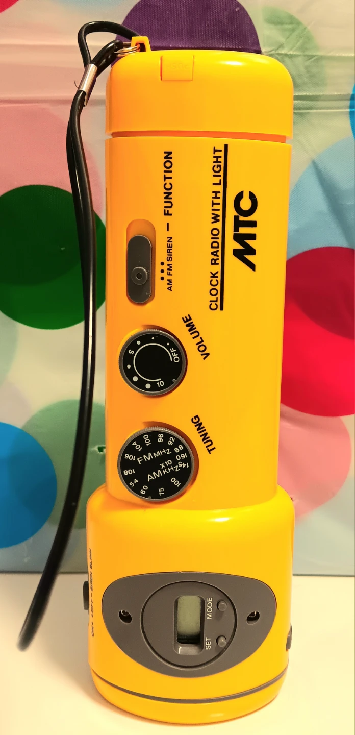 🔦MTC Clock Radio with Flashlight🔦