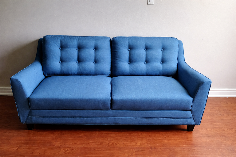 Blue 2-Seater Sofa - photo 2