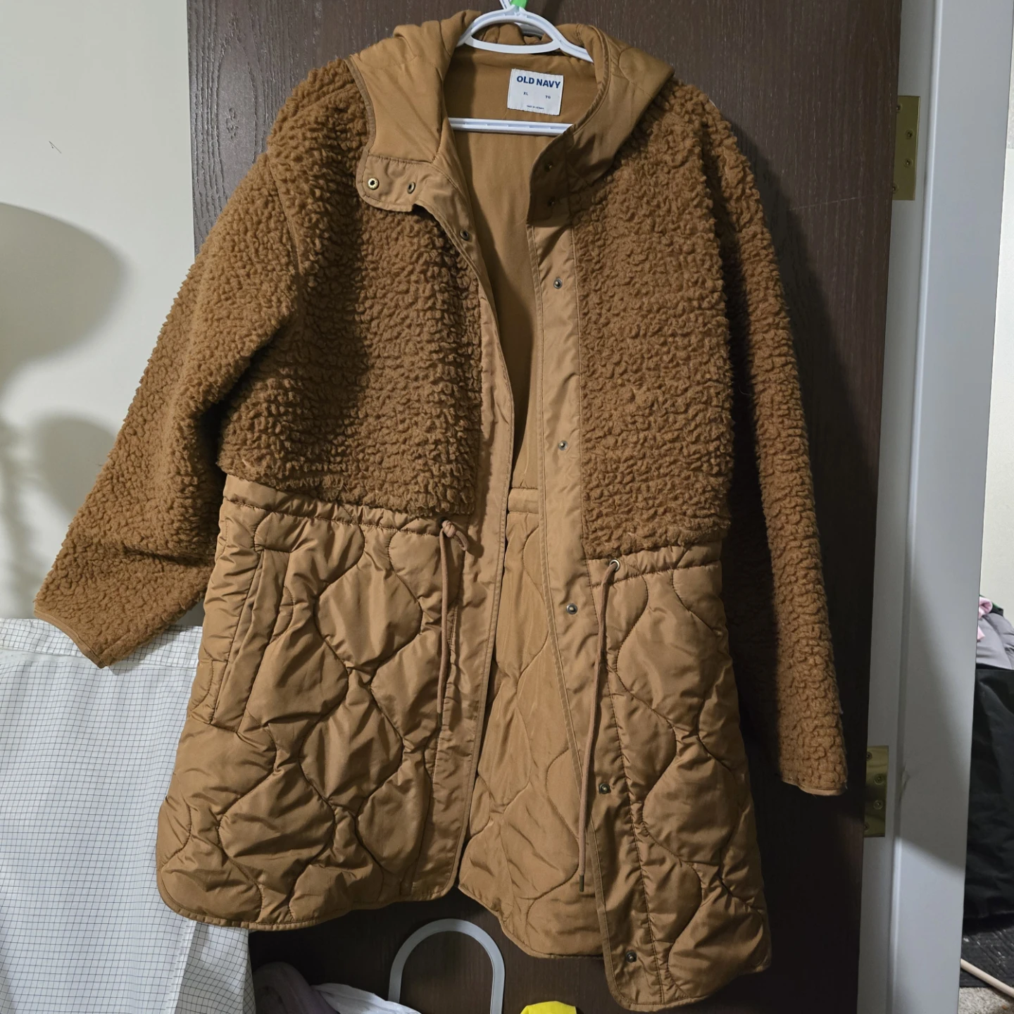 Old Navy Sherpa Hooded Quilted Jacket XL