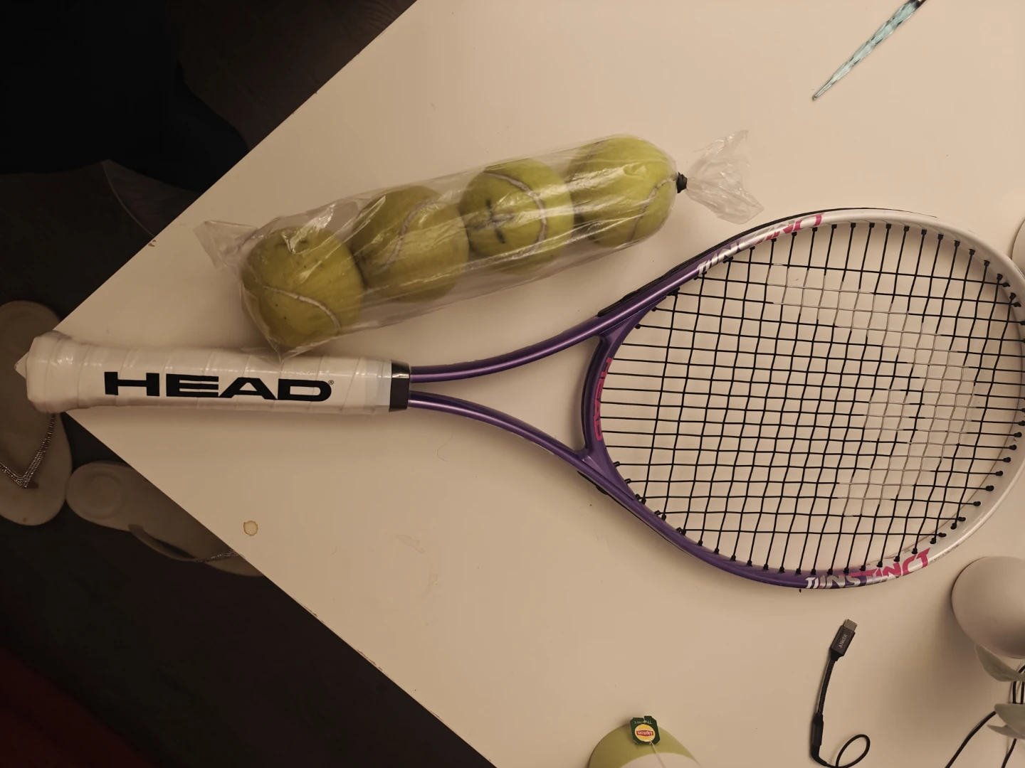 HEAD Tennis Racquet with 4 Tennis Balls - photo 2