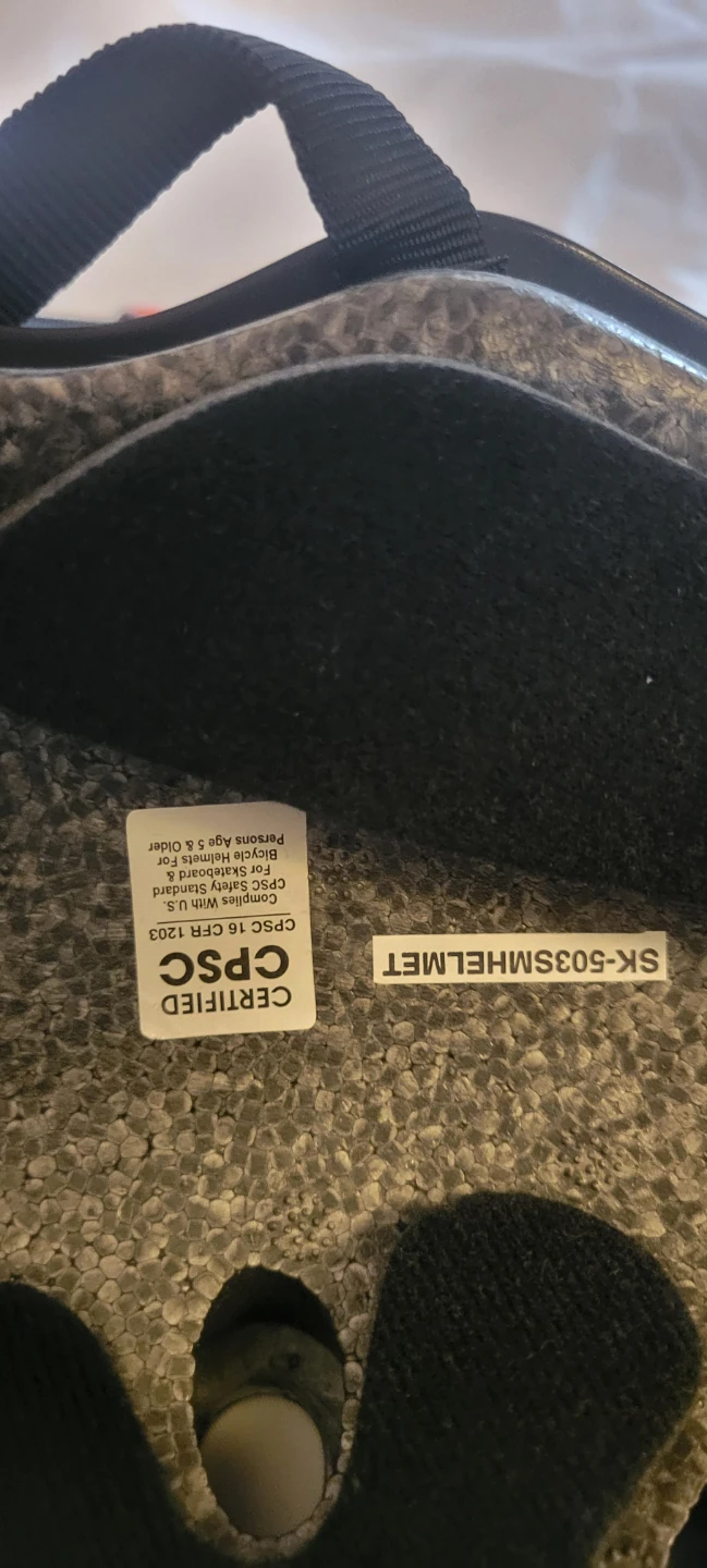 Certified SK-5035MHELMET Black Bike Helmet - photo 2