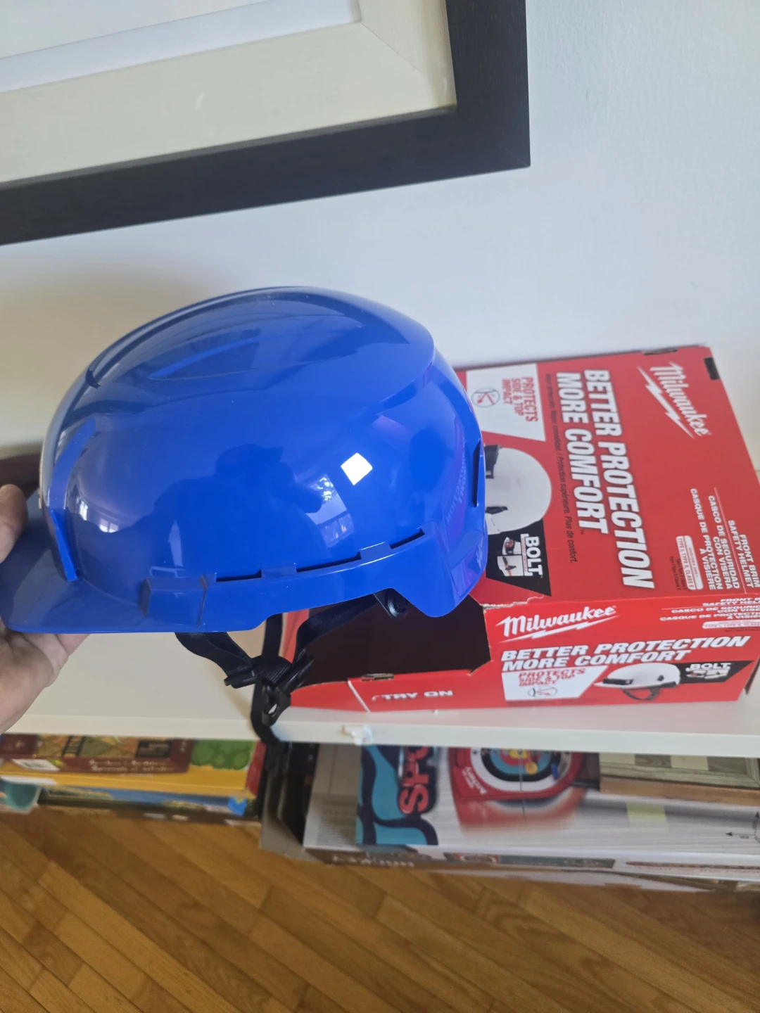 Milwaukee Bolt Hard Hat - Blue