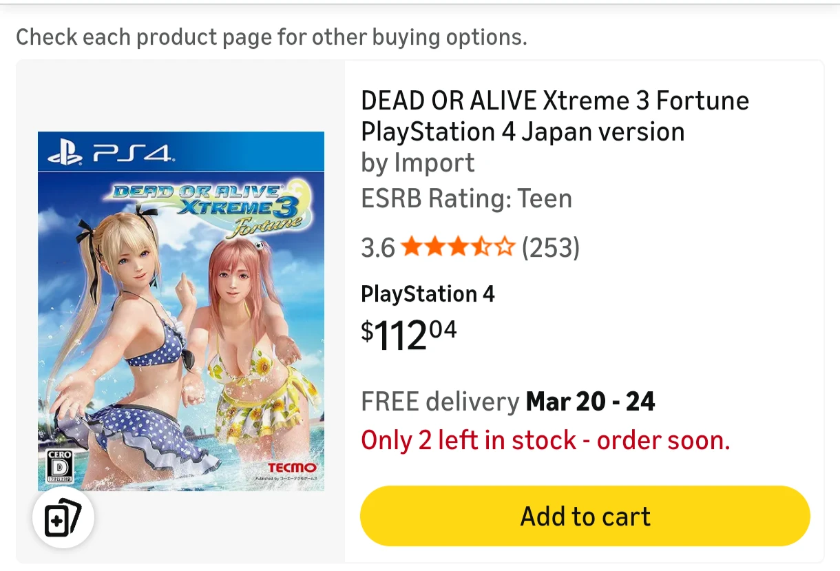 PlayStation 4 DEAD OR ALIVE Xtreme 3 Fortune Game - photo 4