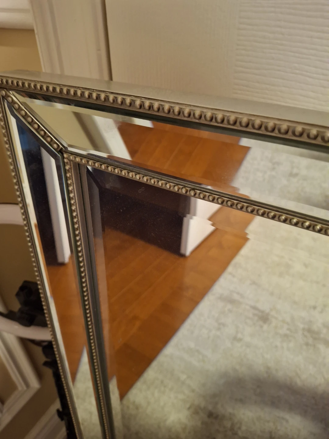 Decorative 60x90 Silver Rectangular Wall Mirror