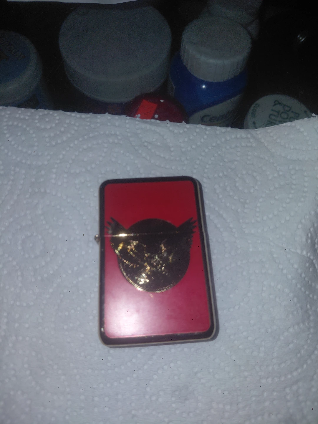 Red Zippo Lighter with Emblem - photo 2
