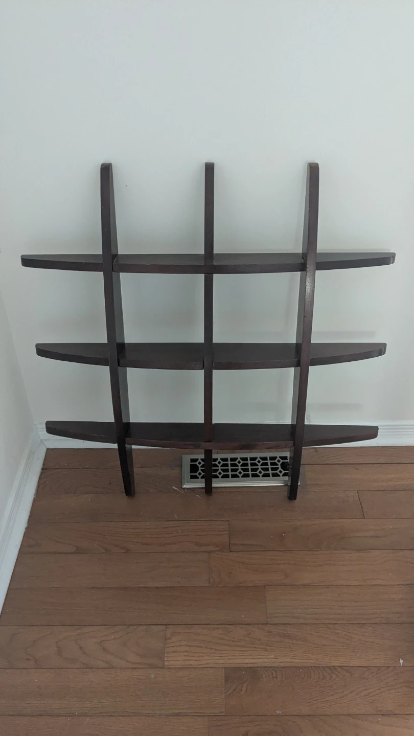 Dark Wood Wall Shelf