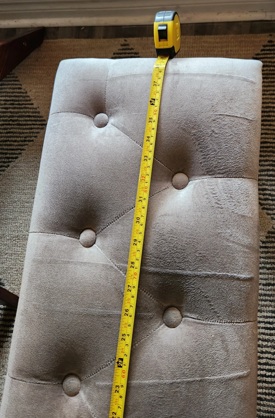 Tufted Upholstered Bench - photo 4