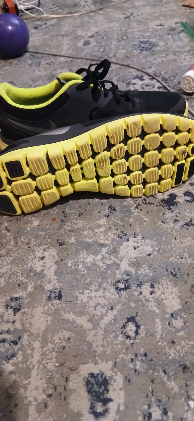 Nike Flex Running Shoes - Black & Yellow - photo 2
