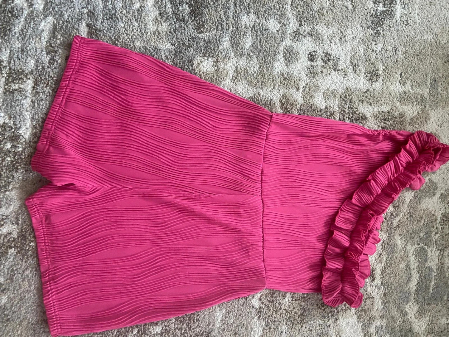 SHEIN Pink Ruffle Romper Size L - photo 2