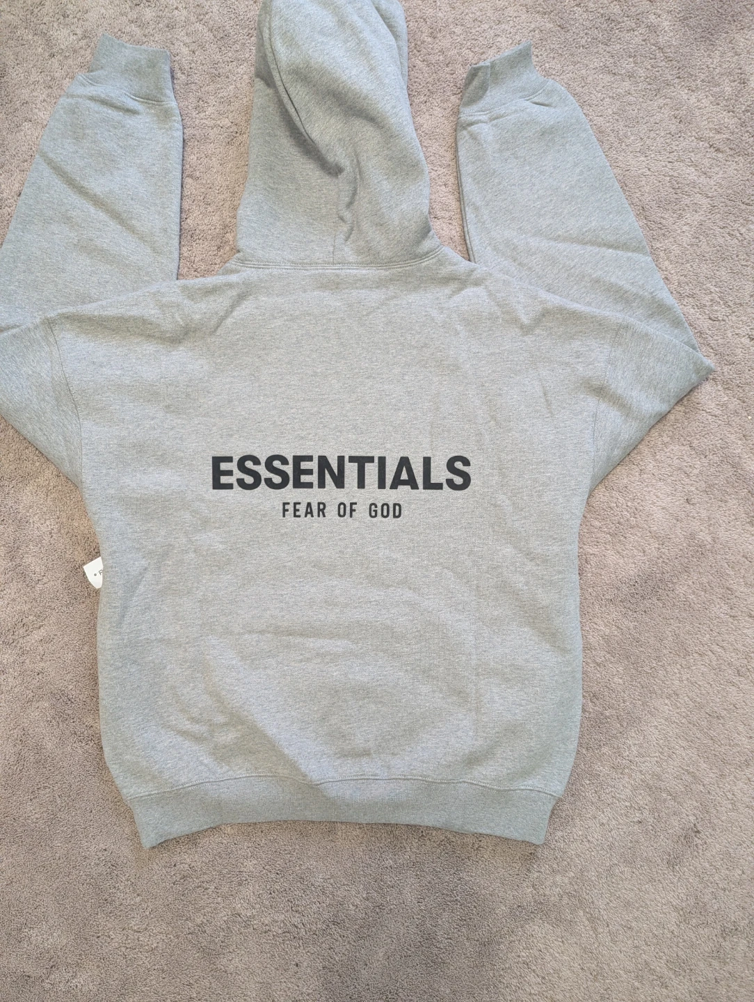 ESSENTIALS Fear of God Grey Hoodie Size M - photo 2