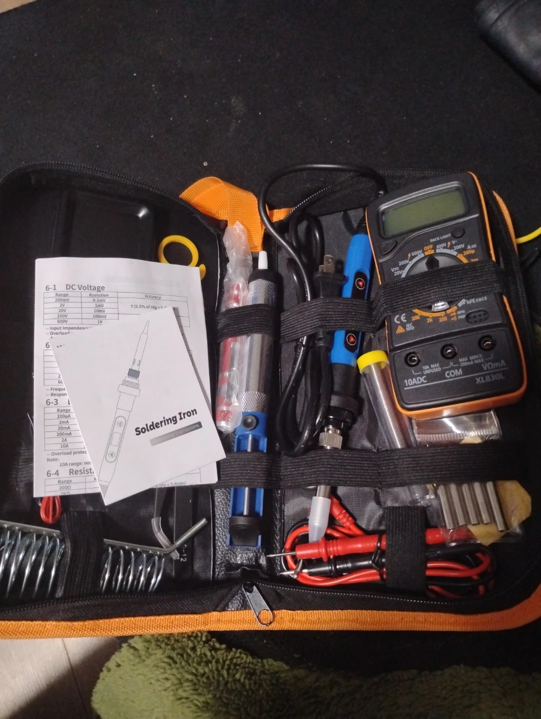 Soldering Iron and Multimeter Kit