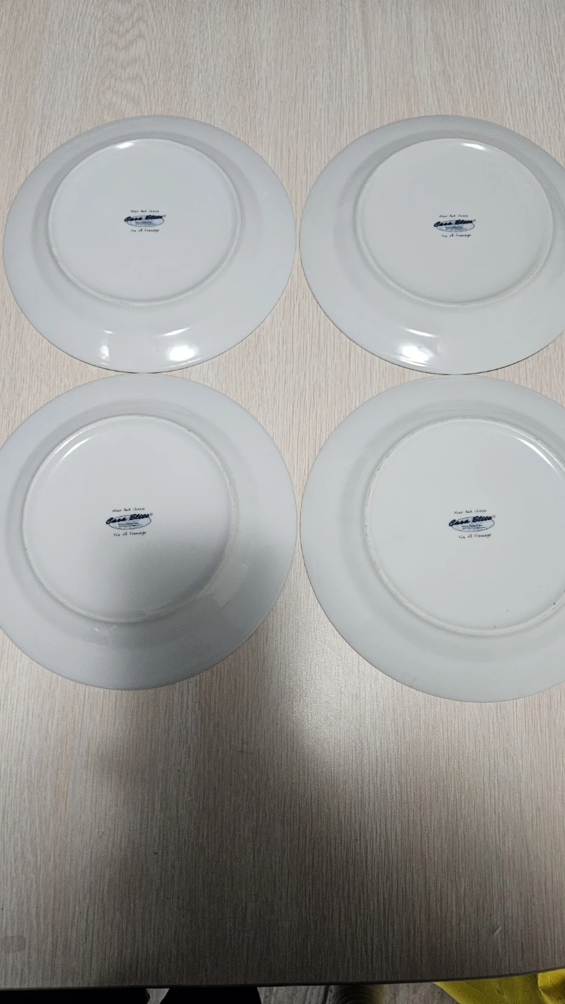 Set of 4 Decorative Plates - French Bakery Scene - photo 2