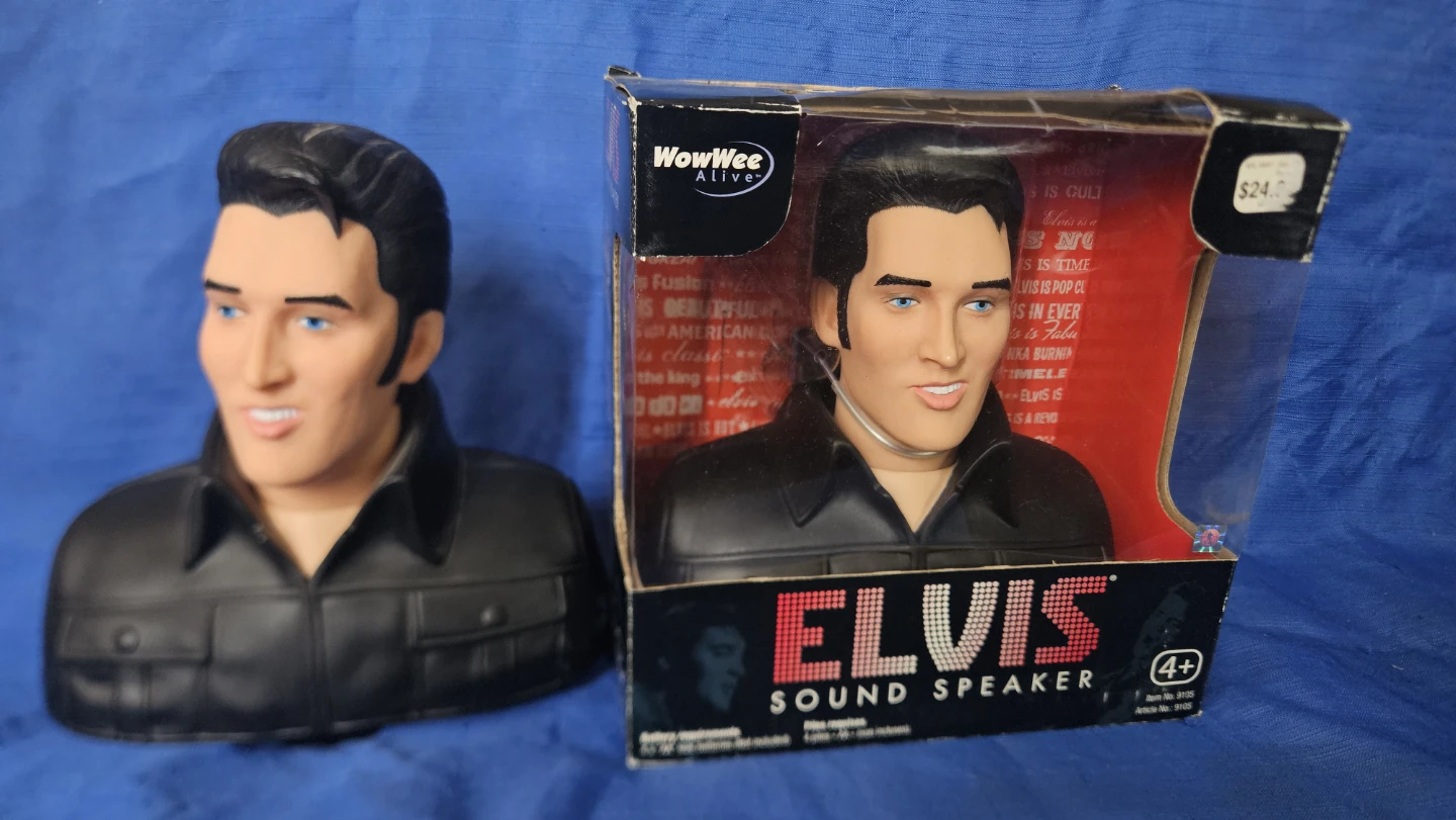 Elvis Sound Speaker WowWee Alive- One New, One Opened