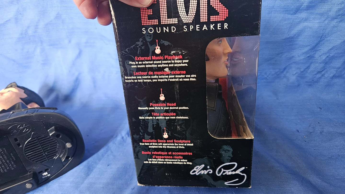 Elvis Sound Speaker WowWee Alive- One New, One Opened - photo 3