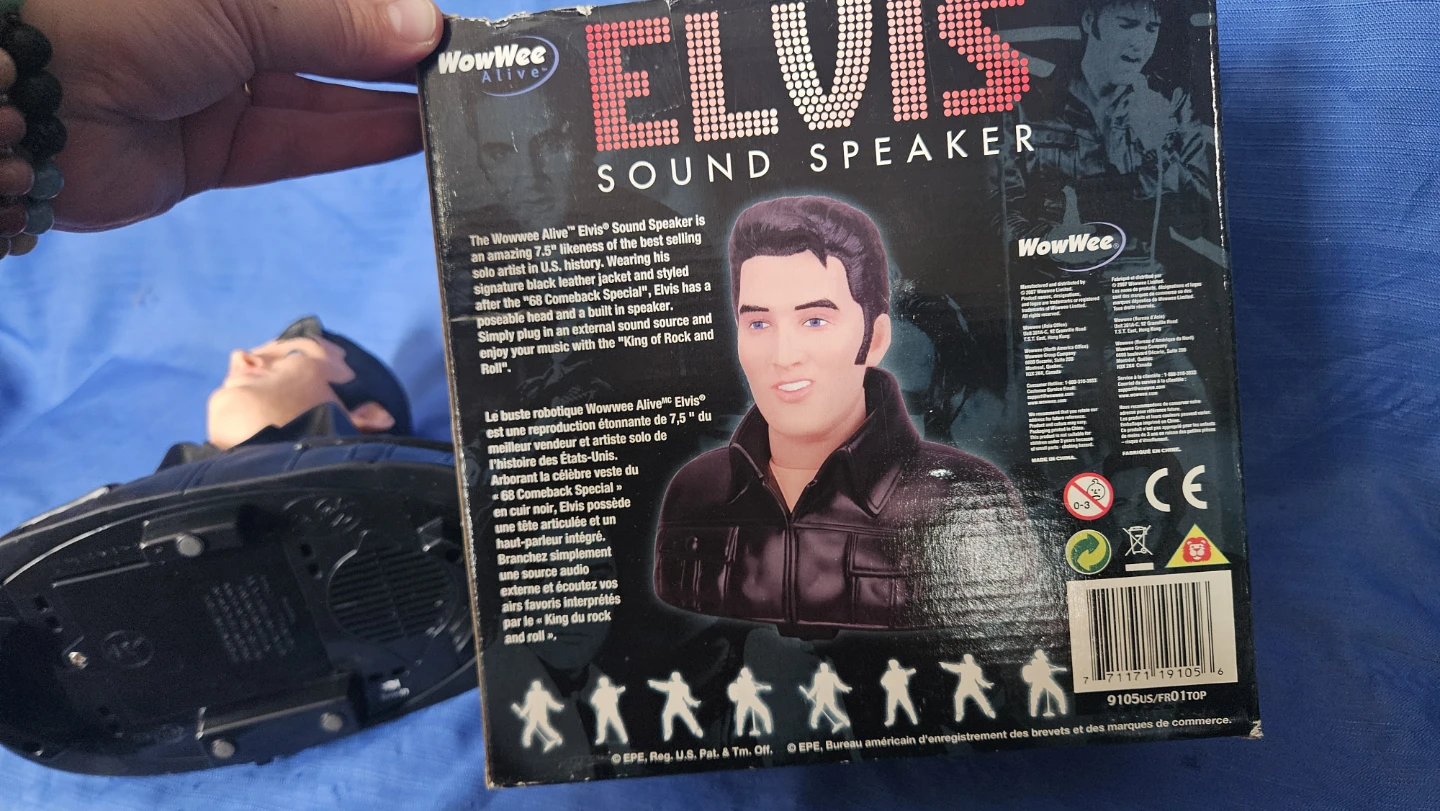 Elvis Sound Speaker WowWee Alive- One New, One Opened - photo 5