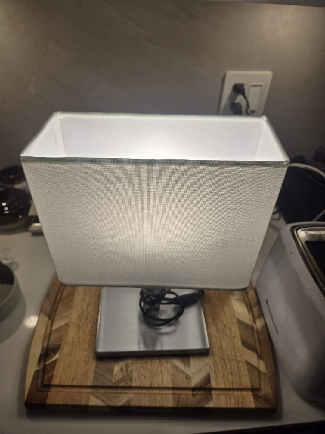 Pair of White Table Lamps - photo 2