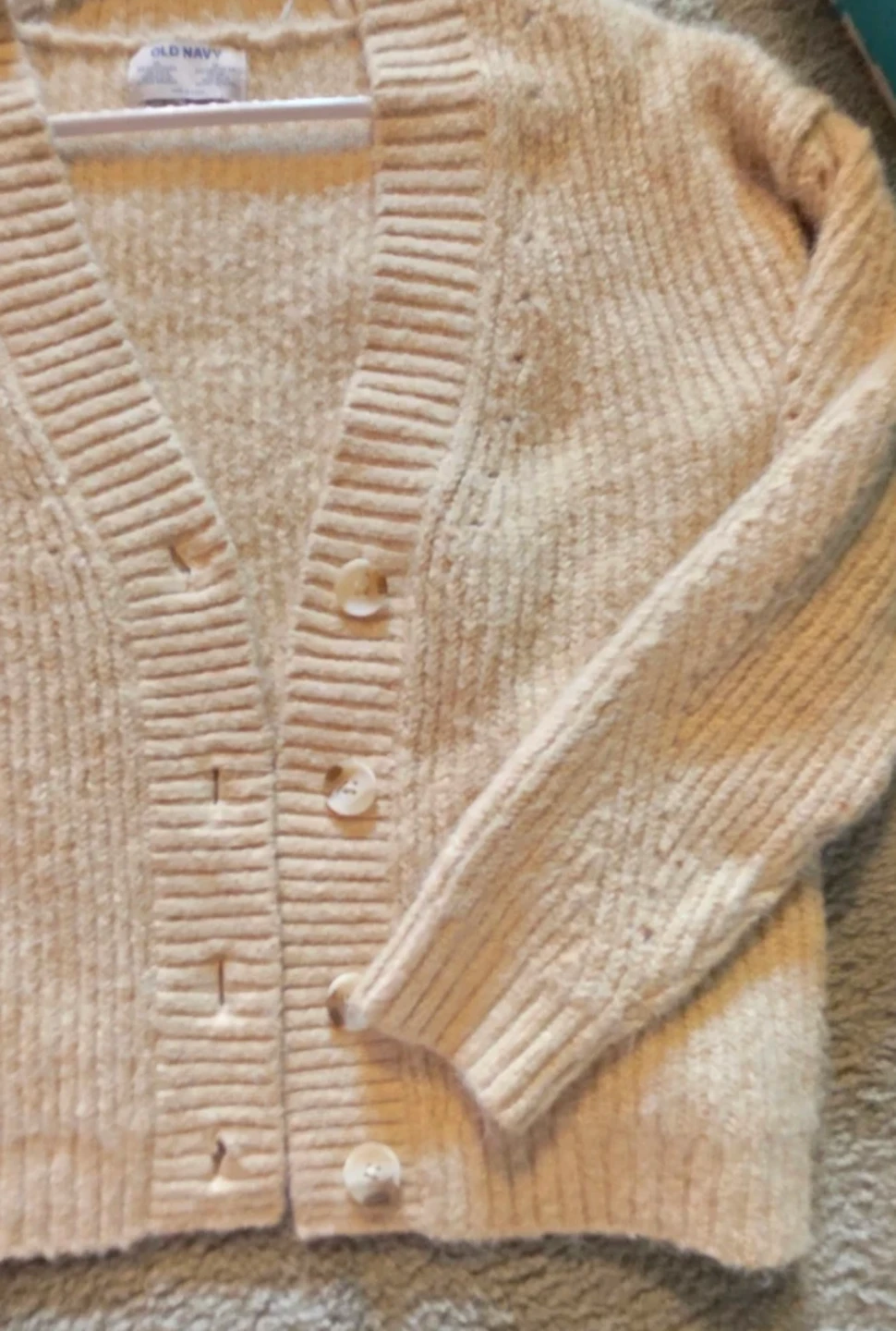 Old Navy Women's Beige Knit Cardigan - photo 3