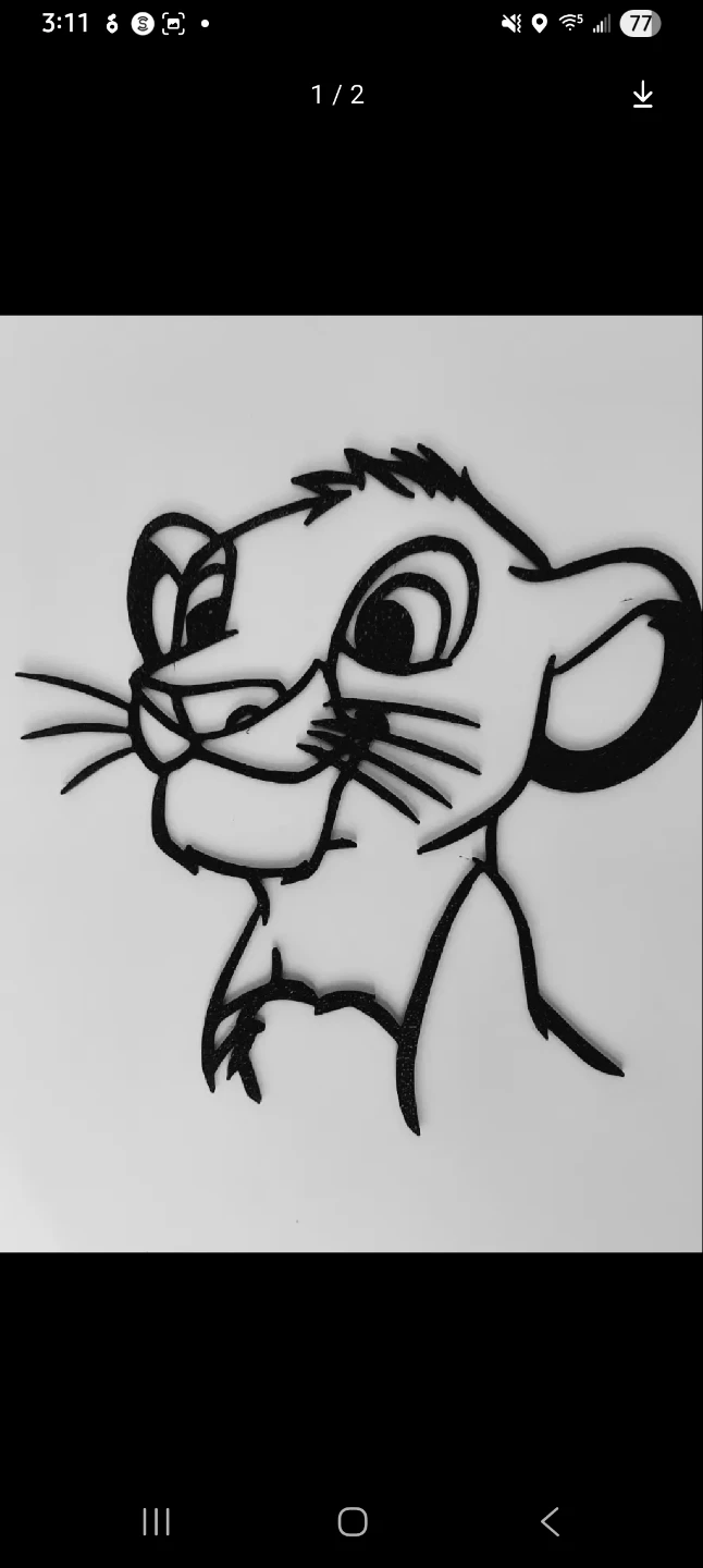 The Lion King Simba Wall Decor