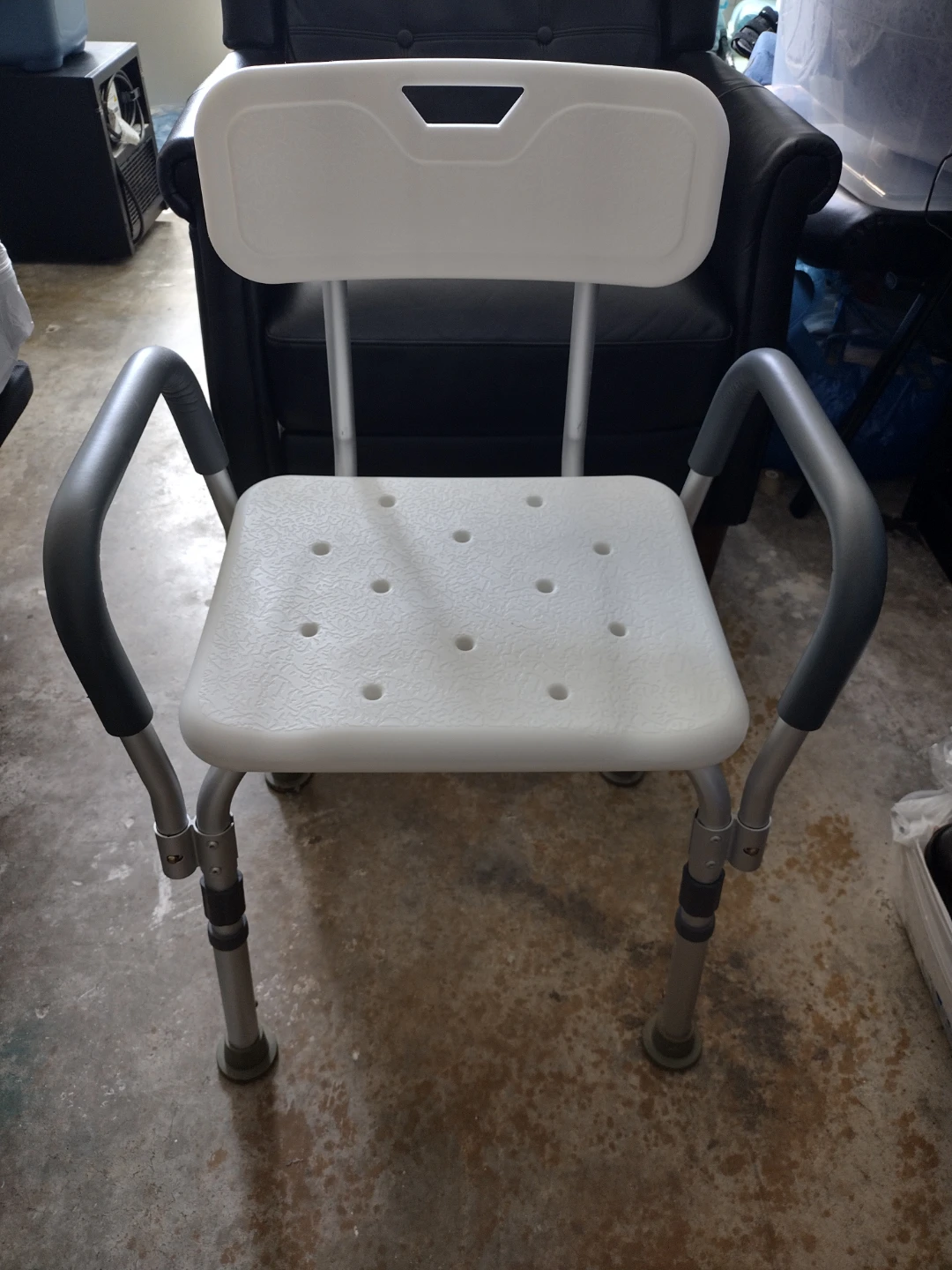 Shower Chair with Back and Arms 🥕