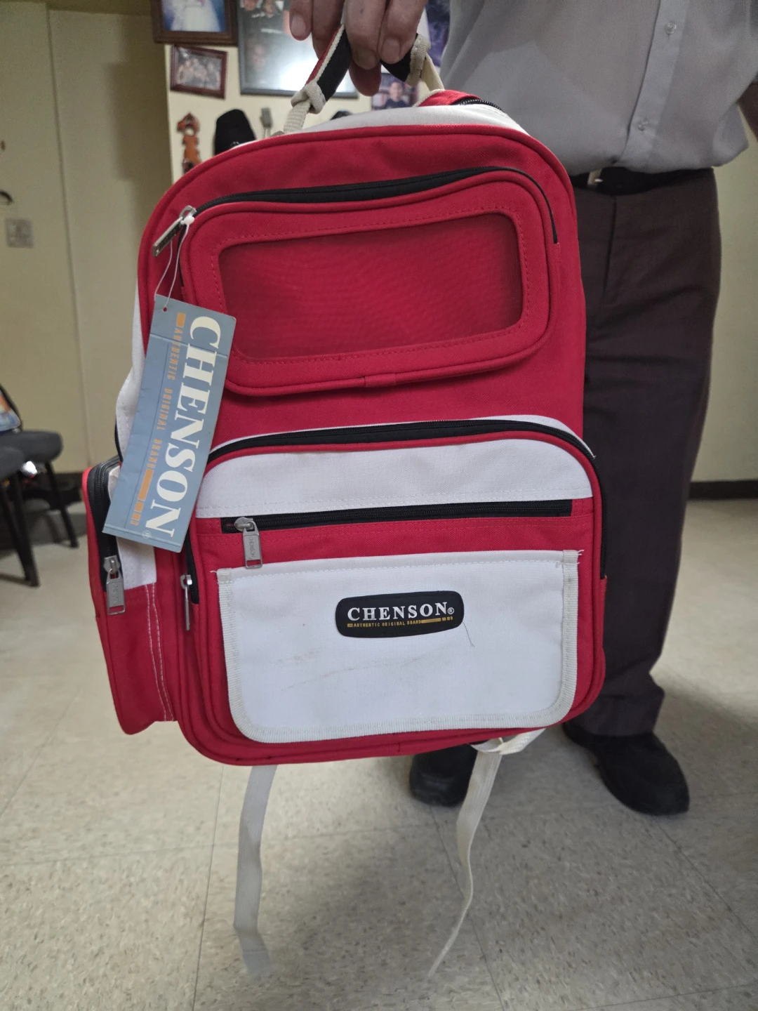 CHENSON Red Backpack