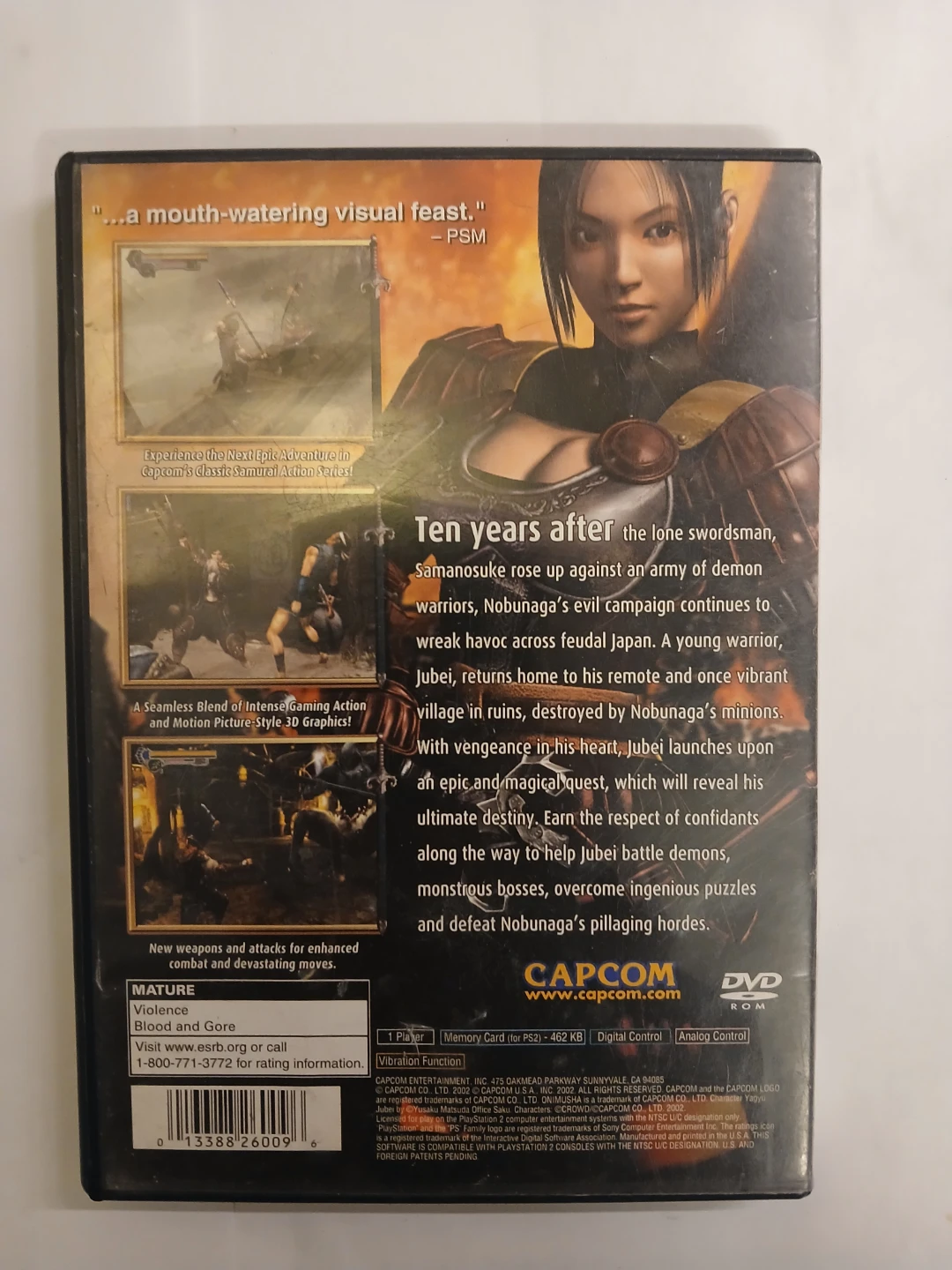 Onimusha 2: Samurai's Destiny PlayStation 2 Game - photo 2