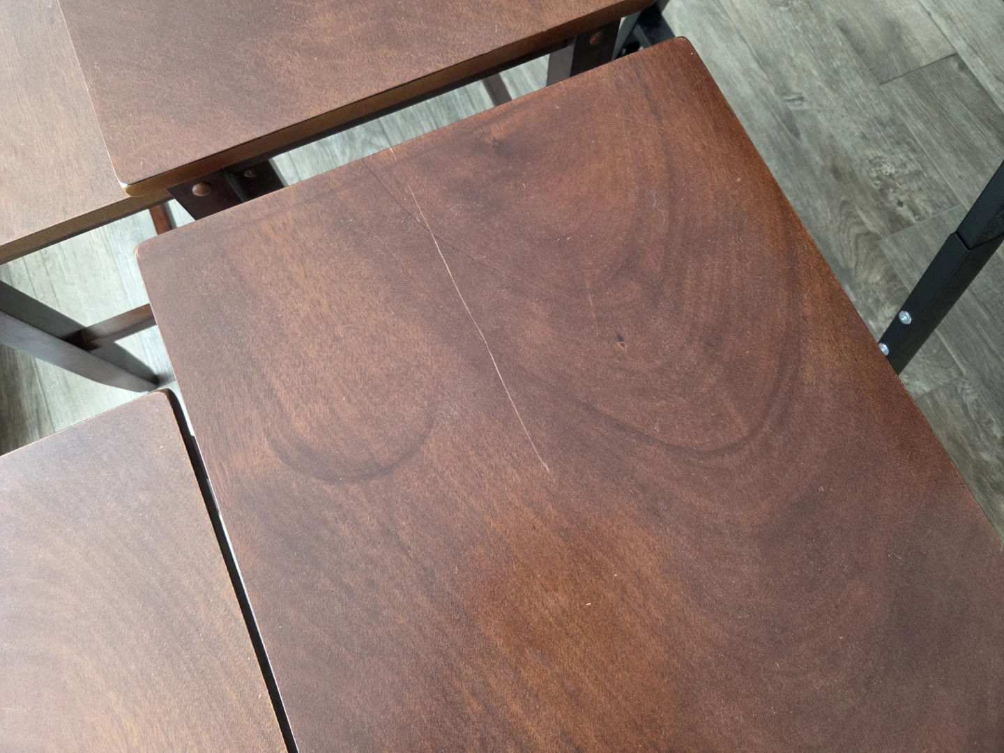 Wooden Nesting Table - photo 4