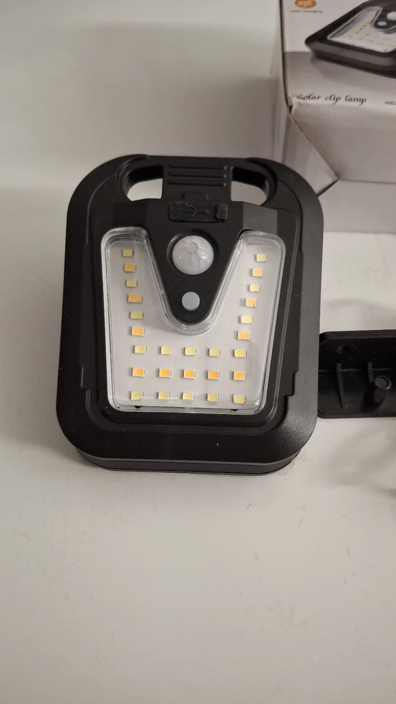 Solar Clip Lamp with Motion Sensor 🥕