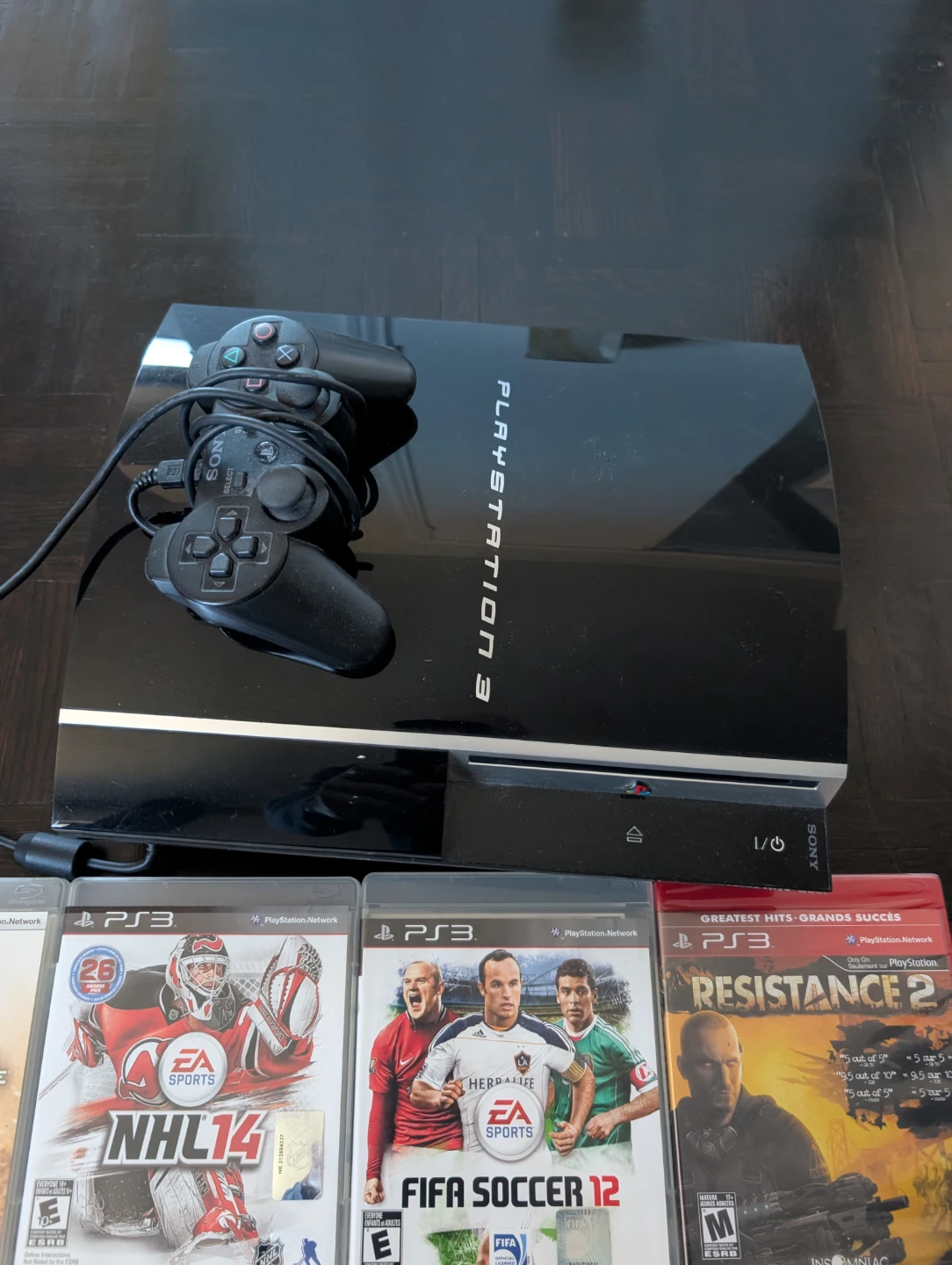 PlayStation 3 Console with 14 Games - photo 2