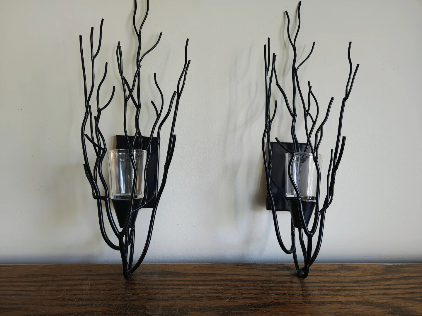 Metal Branch Sconces w/ Peglite Votives