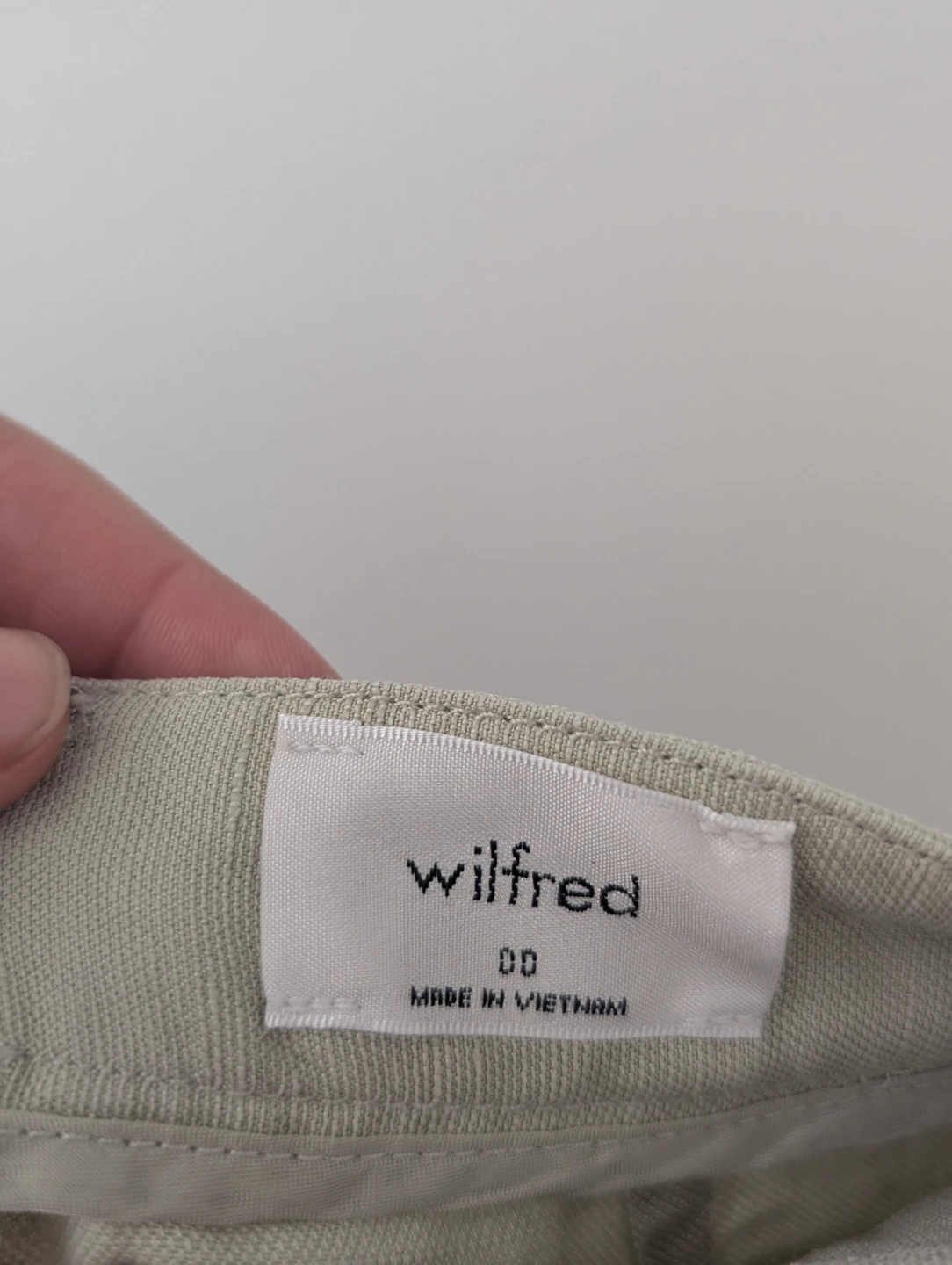Wilfred Light Green Mini Skirt - photo 3