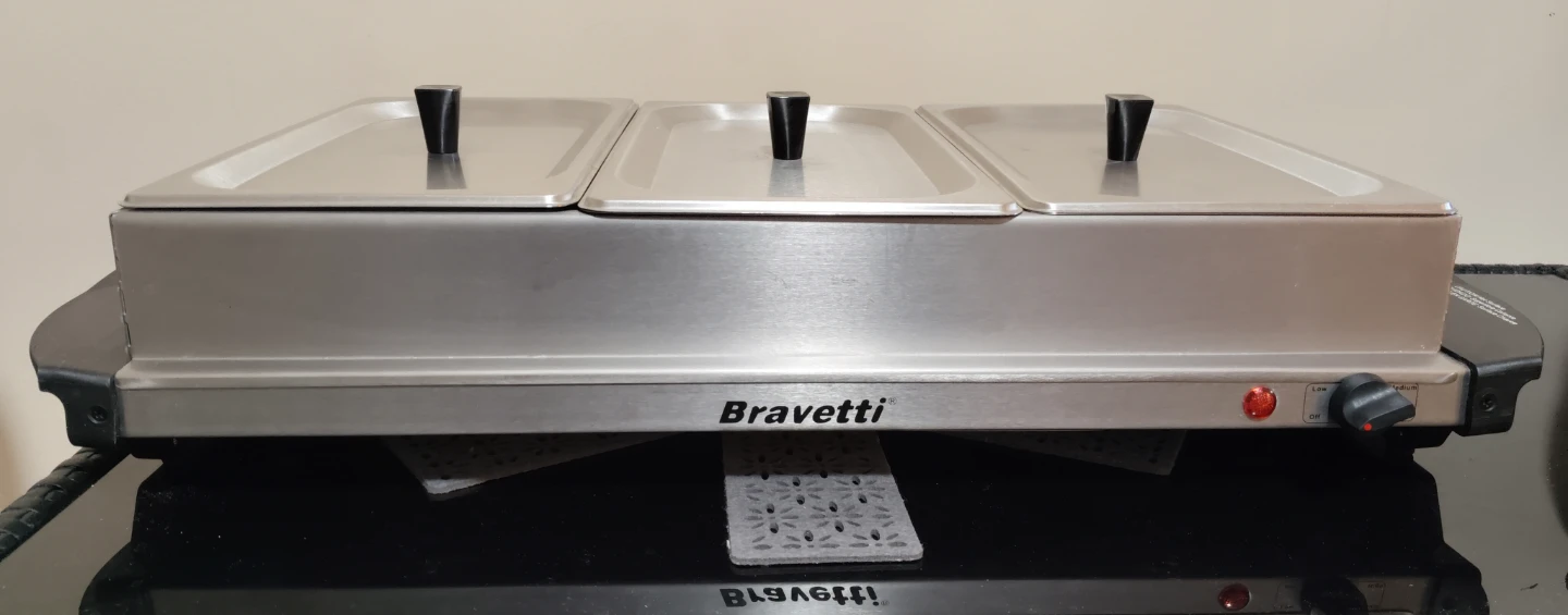 Bravetti 3-Compartment Food Warmer